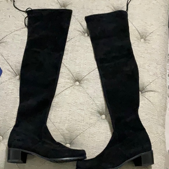 Stuart Weitzman Suede Over-the-Knee Women's Boots - Picture 1 of 4